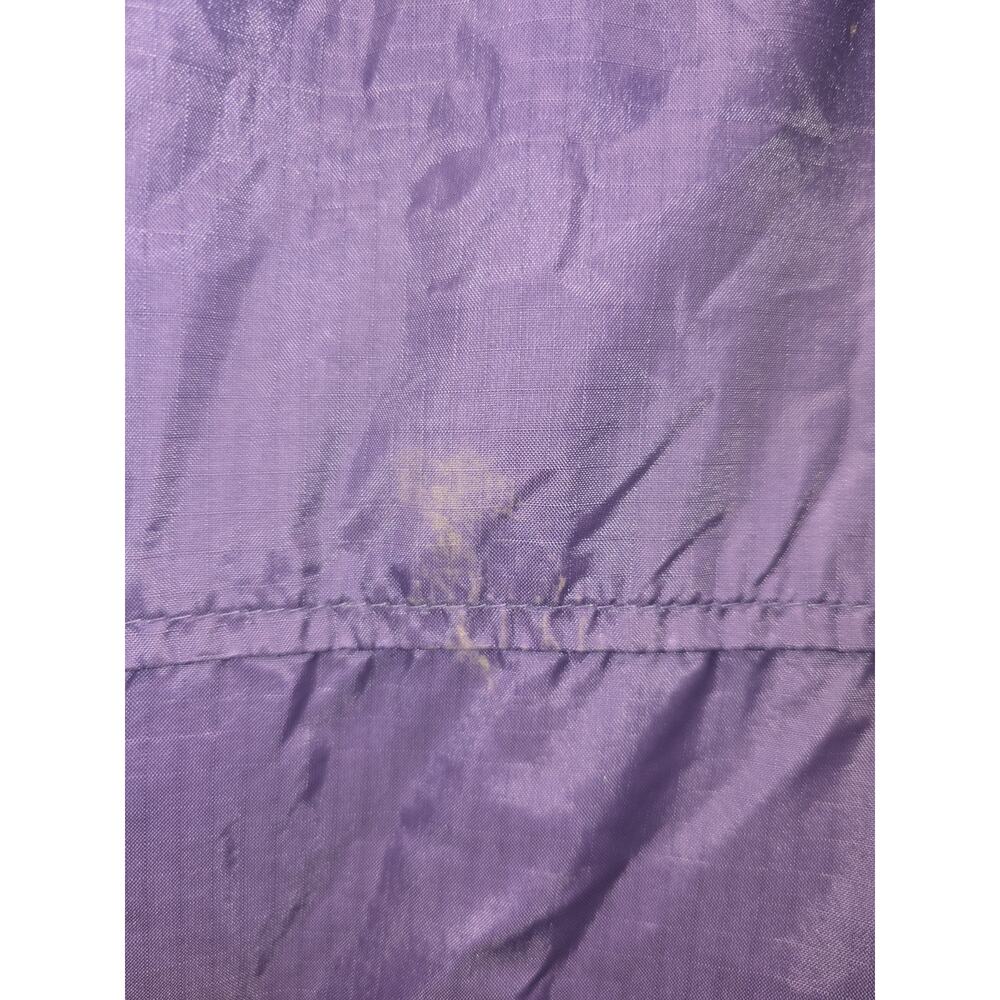 Liz Claiborne purple Acadia anorak windbreaker jacket small stain - Picture 5 of 10